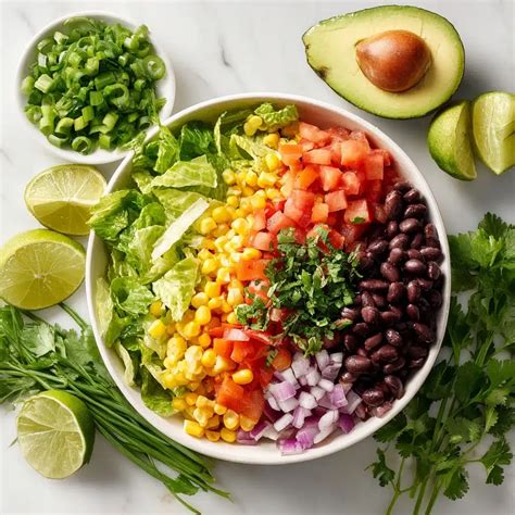 Southwest Salad Recipe: Vibrant Fiesta with Hearty Black Beans