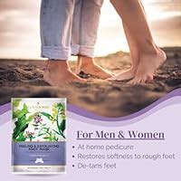 LuxaDerme Peeling and Exfoliating Foot Mask with Sea Kelp, Thyme and ...