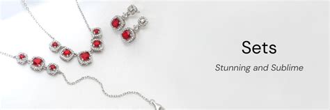 Buy 925 Sterling Silver Jewellery Sets Online - Silberry