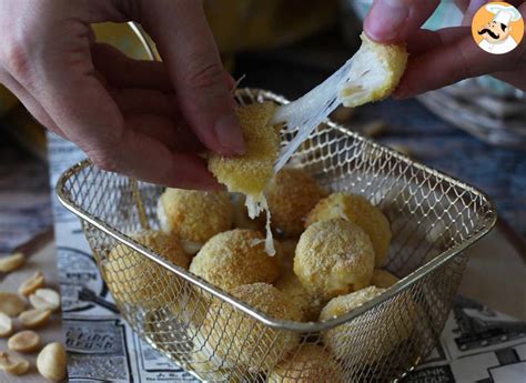 Breaded mozzarella balls in air fryer