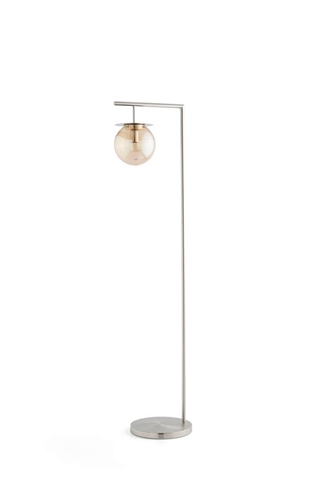 SILVER FLOOR LAMP