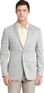 TURTLE Checkered Single Breasted Formal Men Blazer - Buy TURTLE ...