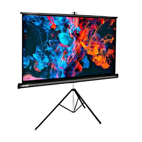 Iview Tripod/Portable Projector Screen, 84-Inch Diagonal in 4:03 Format ...