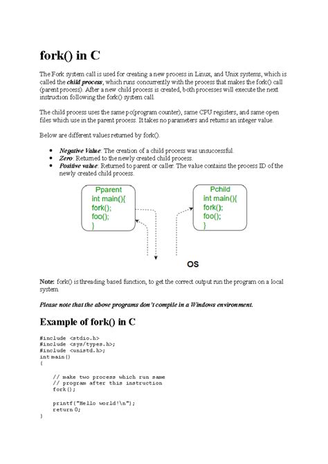 2-Creating child process using fork () system call, Orphan and Zombie ...