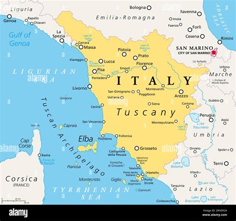 Tuscany Map