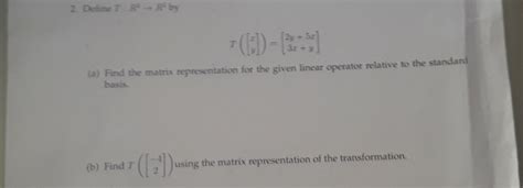 Matrix Representation of Linear Operator 的图像结果