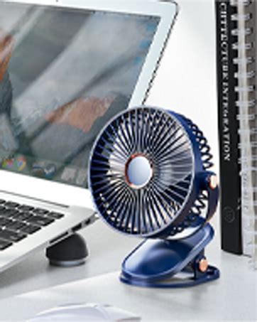 Buy REXERA 𝟔" 𝐈𝐧𝐜𝐡 Rechargeable Desktop Mini 𝐂𝐥𝐢𝐩 𝐅𝐚𝐧 with 𝐋𝐄𝐃 Lighting ...