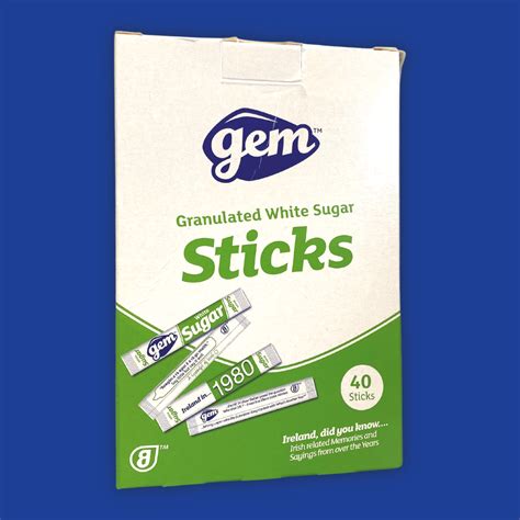 Granulated White Sugar Sticks - Gem Bakes