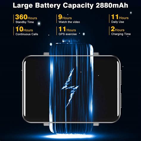 Buy KOSPET MAX GPS Android Smartwatch with 4G LTE and 2.86 inch ...