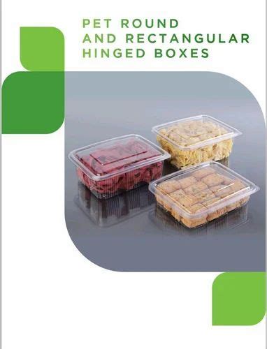 Hinged Box - Pet Hinged Box 500 Ml Manufacturer from New Delhi