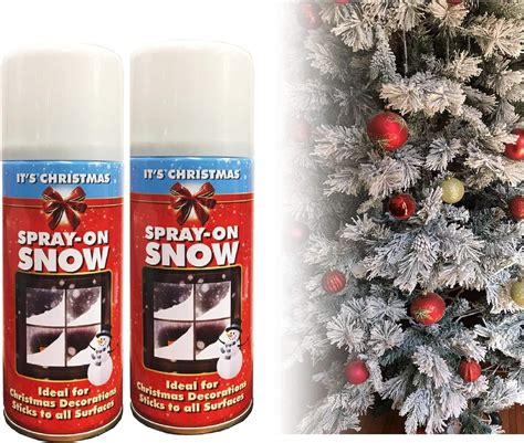 SKYTE® 1-6x Christmas Snow Spray Cans - Artificial Decoration For Real ...