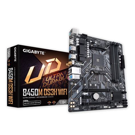 Amazon.in: Buy GIGABYTE B450M DS3H WiFi with PCIe Gen3 x4 M.2, RGB ...