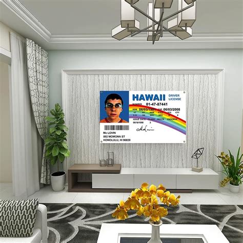 Buy McLovin ID Flag 3x5 Ft Fake Driver License Flag Banner Decorations ...