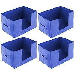 Harihara Enterprises 4 Pieces Large Capacity Space Saver Closet ...