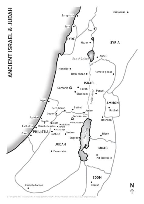 Maps Of Ancient Israel And Surrounding Areas Map Of The Kingdom Of