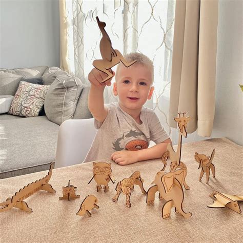 Butterfly EduFields DIY 3D Wooden Animal Puzzles — Toycra