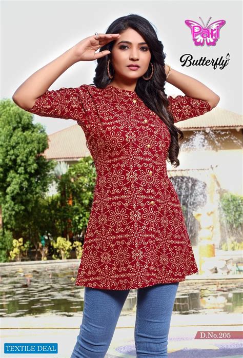 Pari Butterfly Vol-2 Wholesale Printed Indian Kurti Collection ...