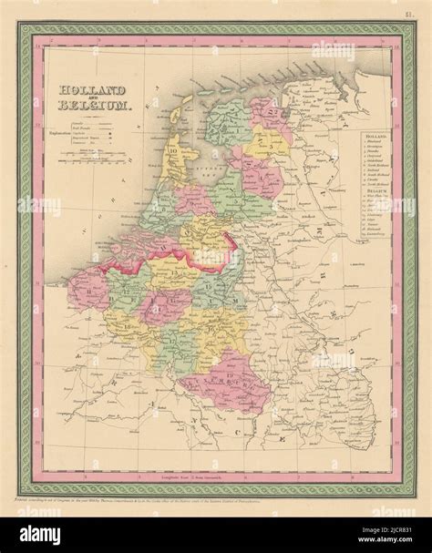 Map of netherlands and belgium hi-res stock photography and images - Alamy