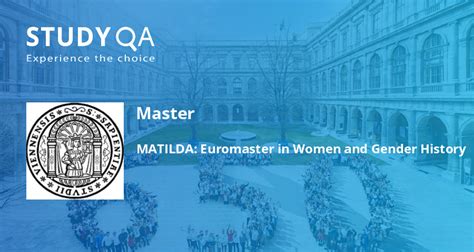 StudyQA — Master: MATILDA: Euromaster in Women and Gender History ...