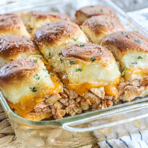 Pulled BBQ Chicken Sliders | Easy Family Recipes