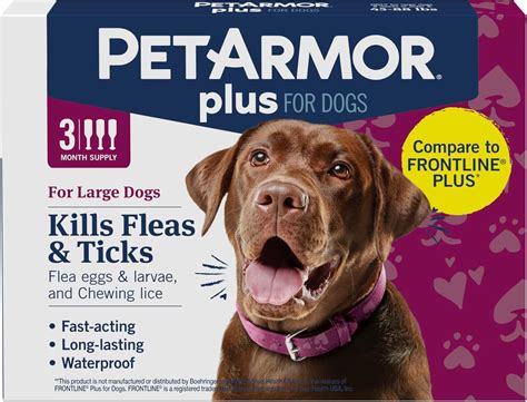 Brandclub - PetArmor Plus Flea and Tick Prevention for Dogs, Dog Flea ...