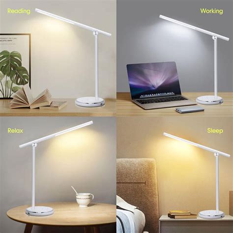 Alg Desk Lamp Led With Wireless Charging, Usb Charging Connection ...