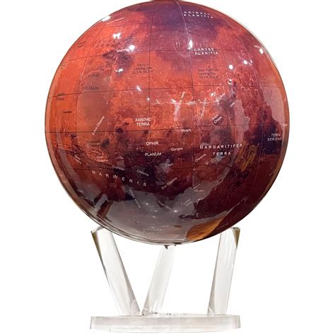 GLOBE DADDY Mars Globe 6 Inch Diameter with Acrylic Base for Science ...