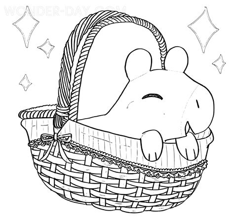 Capybara coloring pages | 30 Images for coloring
