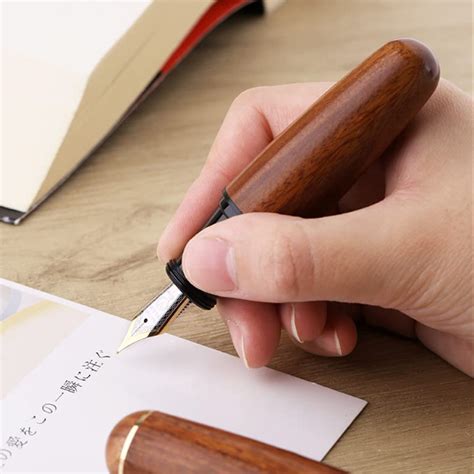 Buy Moonman Q1 African Rosewood GT Fountain Pen | Majohn Pens Online ...