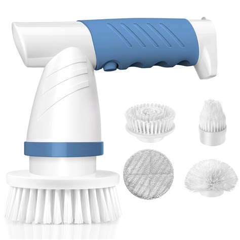 IEZFIX Electric Spin Scrubber Shower Cleaning Brush Tools Bathroom ...
