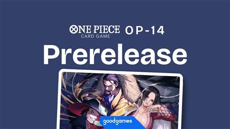 One Piece Card Game - Sealed - The Azure Seas Seven OP-14 Prerelease ...