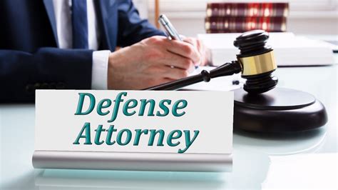 Definition For Defense Attorney