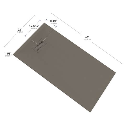 UpHome 5-Piece 32-in W x 60-in L x 84-in H Rectangular Alcove Shower ...