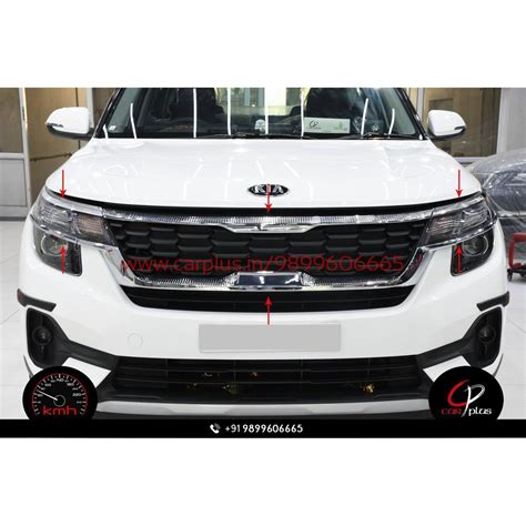 KMH Front Grill Trim for Kia Seltos (1st GEN, Set of 6Pcs) – CARPLUS