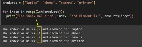 Image result for Index Python Code Example