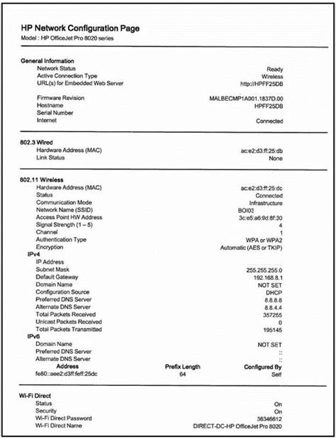 HP OfficeJet 8010, 8020, 8030 printers - Printing self-test pages ...