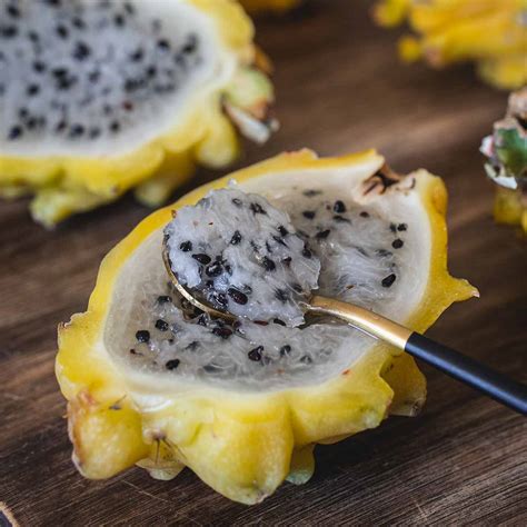 How to Cut and Eat Yellow Dragon Fruit? (Pitaya)