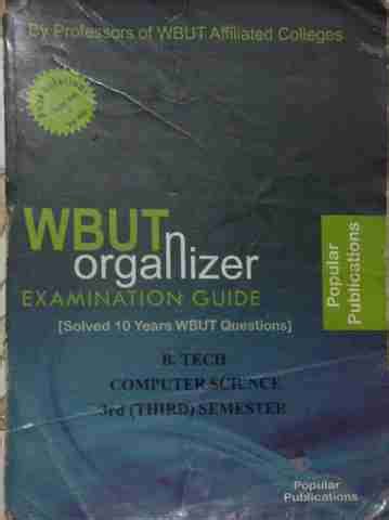 Makaut Organizer Computer Scince 3rd Semester: Buy Makaut Organizer ...