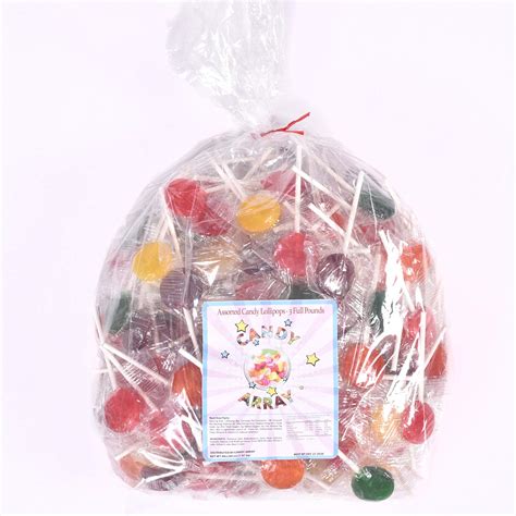 Buy Assorted Candy Lollipops in Bulk, Fruit Flavored Candy Suckers For ...