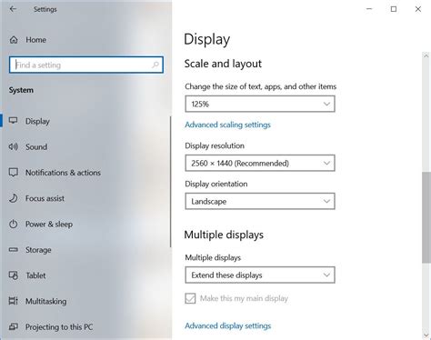 Image result for Control Panel Display Settings