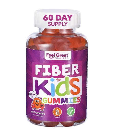 Feal Great Kids Fiber Gummies | Digestive Support & Constipation Relief ...
