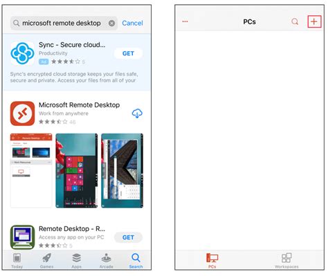 Image result for Remote Desktop App iPhone Connection