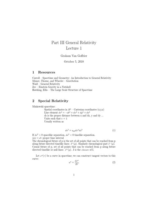 General Relativity Lecture 2 的图像结果
