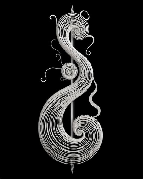 Image result for Fancy Treble Clef