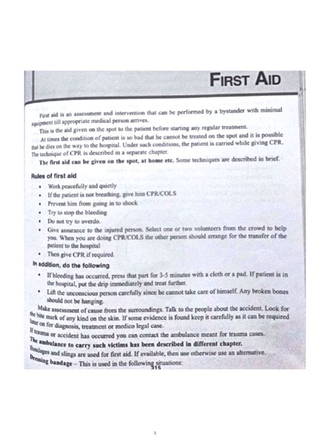 Image result for Introduction to First Aid Booklet