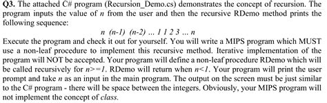 Sample Program with Recursion 的图像结果
