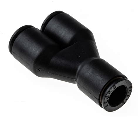 3140 08 00 Legris | Legris LF3000 Series Y Tube-to-Tube Adaptor, Push ...