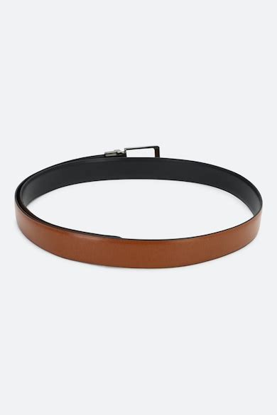 Buy Men Brown Solid Genuine Leather Belt Online - 772189 | Peter England