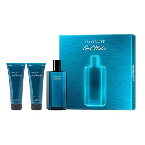 Davidoff Cool Water Man Giftset EDT 125ml, After Shave Balm 75ml and ...