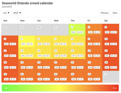 Seaworld Orlando Crowd Calendar - www.inf-inet.com